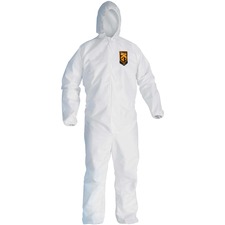 Kimberly KCC 49115 Kleenguard A20 Coveralls - Zipper Front, Elastic Ba