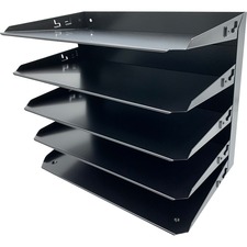 Huron HUR HASZ0161 Horizontal Slots Desk Organizer - 5 Compartment(s) 