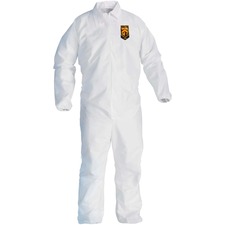 Kimberly KCC 44314 Kleenguard A40 Coveralls - Zipper Front, Elastic Wr