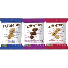 Homefree LGFMMIXED30 Mini Cookie Variety Pack - Dairy-free, Tree-nut F