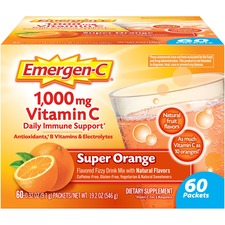 Glaxosmithkline GKC 30213 Emergen-c Super Orange Vitamin C Drink Mix -