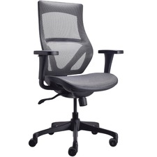 La-z-boy LZB 50411 La-z-boy Mesh Mid-back Chair - Mid Back - Black - 1