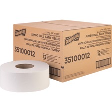 Genuine GJO 35100012 Joe Jumbo Jr Dispenser Bath Tissue Roll - 2 Ply -