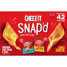 Kelloggs KEB 11500 Cheez-it Snap'd Baked Cheese Variety Pack - Assorte