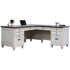 Martin MRT IMHF684RRRW Martin Hartford Vintage Linen Desk Unit - 4 X U