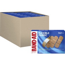 Johnson JOJ 4444CT Band-aid Flexible Fabric Adhesive Bandages - 1 - 12