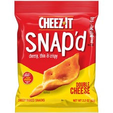 Kelloggs KEB 11422 Cheez-it Snap'd Double Cheese Crackers - Cheese - 2