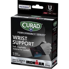 Medline MII CURIM19710 Curad Universal Wraparound Wrist Supports - Bla