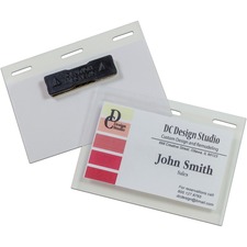 C-line CLI 92823 Self-laminating Magnetic Style Name Badge Holder Kit 