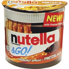 Ferrero FER 80401 Nutella Nutella  Go Hazelnut Spread  Pretzels - 1.80