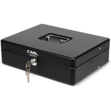 Carl CUI 82011 Carl Bill Slots Steel Security Cash Box - 4 Bill - 5 Co