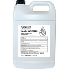 Kem KEM 130047 Hand Sanitizer - 1 Gal (3.8 L) - Kill Germs - Hand - Cl