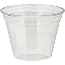 Georgia DXE CPET9 Dixie Foods Clear Plastic Cold Cups - 50  Pack - 9 F