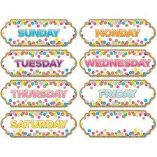 Ashley ASH 19006 Ashley Magnetic Confetti Days Timesavers - Die-cut, W