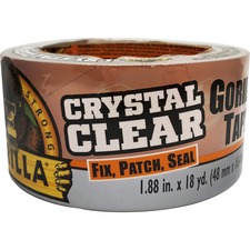 Gorilla GOR 6060002 Gorilla Crystal Clear Tape - 18 Yd Length X 1.88 W