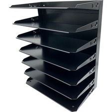 Huron HUR HASZ0160 Horizontal Slots Desk Organizer - 7 Compartment(s) 