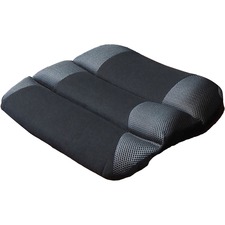 Kantek KTK LS365 Memory Foam Seat Cushion - Memory Foam, Fabric, Rubbe