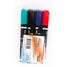 Integra ITA 18300 Dry-erase Markers - Assorted - 4  Pack