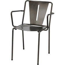 Kfi KFI 6201 Kfi Inicio Indoor Chair - Steel Frame - Steel Gray - 1  C