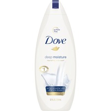 Diversey DVO CB123410 Dove Deep Moisture Body Wash - 12 Fl Oz (354 Ml)