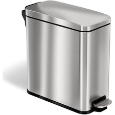 Hls HLC HLSS03R Soft Step 3-gallon Trash Can - 3 Gal Capacity - Smooth