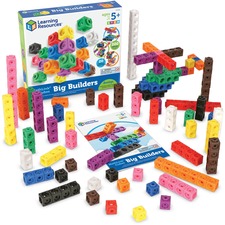 Learning LRN LER9291 Mathlink Cubes Big Builders - Skill Learning: Ima