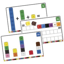 Learning LRN LER4286 Mathlink Cubes Early Math Activity Set - Skill Le