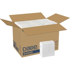 Georgia GPC 34440 Dixie 2-ply Dinner Napkins - 2 Ply - 18 Fold - 15 X 