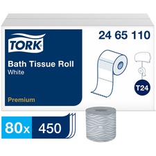 Essity TRK 2465110 Tork Premium Bath Tissue Roll, 2-ply - 2 Ply - 4 X 