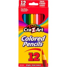 Crazart CZA 1040472 Cra-z-art Colored Pencils - Multi Lead - Wood Barr