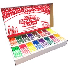 Crazart CZA 740091 Cra-z-art Super Washable Broadline Markers Pack - B