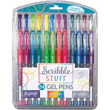 Mega BDU FTY88 The Board Dudes Scribble Stuff Assorted Gel Pens - Asso