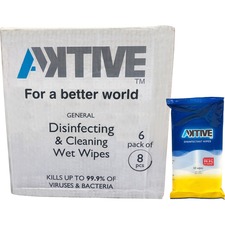 Banana BPL AKWIPEX50 Aktive Disinfectingcleaning Wipes - Wipe - 5.50 W