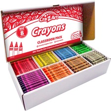 Crazart CZA 740031 Cra-z-art Crayons Classroom Pack - Multi - 8  Box