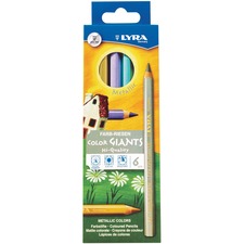 Dixon DIX L3941062 Lyra Color Giant Pencils - 6.3 Mm Lead Diameter - A