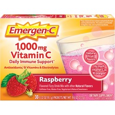 Glaxosmithkline GKC 30201 Emergen-c Raspberry Vitamin C Drink Mix - Fo