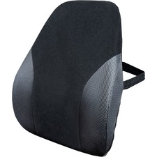 Kantek KTK LS360 Memory Foam Backrest - Black - High Density Memory Fo