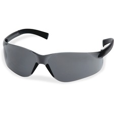 Impact PGD 8212001CT Gray Lens Safety Glasses With Rubber Temple Tips,