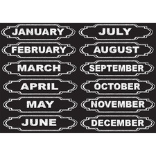 Ashley ASH 19005 Ashley Magnetic Chalkboard Days Of The Week - Die-cut