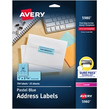 Avery 05980 Averyreg; Shipping Labels - Permanent Adhesive - Rectangle