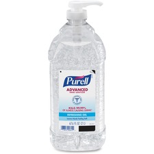 Gojo GOJ 962504 Purellreg; Sanitizing Gel - 67.6 Fl Oz (2 L) - Pump Bo