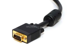 Monoprice 85 6ft Svga Super Vga Mm Monitor Cable With Ferrites (gold P