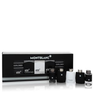 Mont 555252 Gift Set -- 2 X 0.15 Mini Edt In Montblanc Legend + 2 X .1