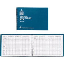 Dome DOM 840 Dome Simplified Home Budget Book - 64 Sheet(s) - Wire Bou