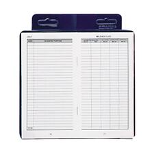 Dome DOM 771 Dome Deluxe Auto Mileage Log Book - 3 14 X 6 14 Sheet Siz