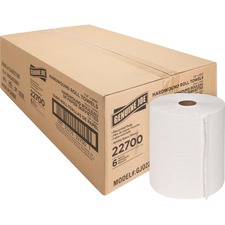 Genuine GJO 22700 Joe Hardwound Roll Paper Towels - 7.90 X 800 Ft - Wh