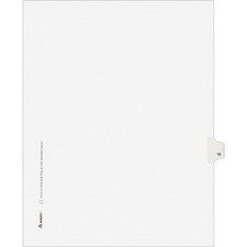 Avery 1016 Averyreg; Individual Legal Exhibit Dividers - Avery Style -