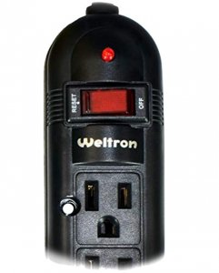 Weltron WELTRON This 6 Outlet Plastic Power Strip Has 750 Joules, Emir