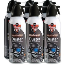 Falcon FAL DPSXL6 Dust-off Compressed Gas Duster - Ozone-safe, Moistur