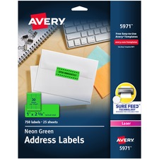 Avery 05971 Averyreg; Shipping Labels - Permanent Adhesive - Rectangle